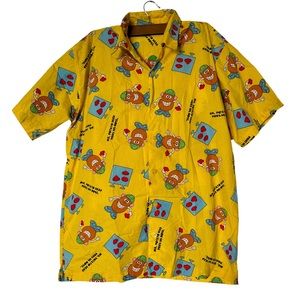 Hasbro‎ Mr. Potato Head Picks His Nose Vintage Y2K Unisex Pajama Set Size M